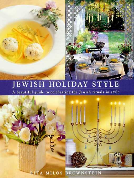 Title details for Jewish Holiday Style by Rita Milos Brownstein - Wait list